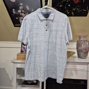 Banana Republic Light Gray Polo Shirt